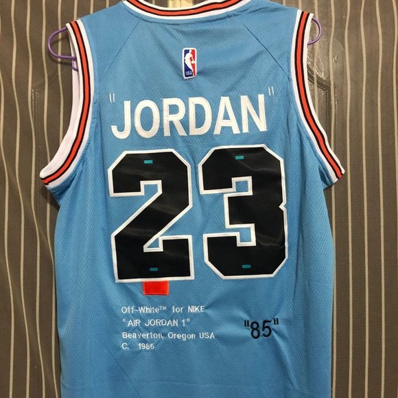 blue michael jordan jersey